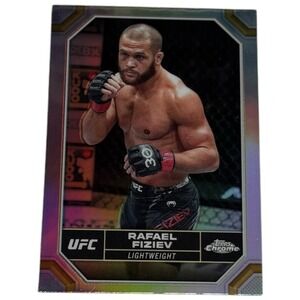 2024 Topps Chrome UFC #159 Rafael Fiziev Refractor